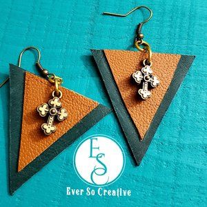 Genuine Leather Earrings